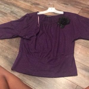 Purple shirt